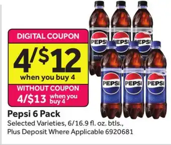 Stop&Shop Pepsi 6 Pack offer