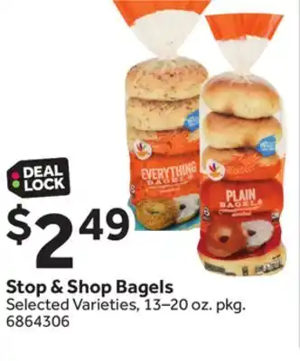 Stop&Shop Stop & Shop Bagels offer