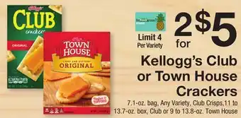 The Fresh Grocer Club or Town House Crackers offer