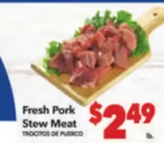 Vallarta Supermarkets Fresh Pork Stew Meat / TROCITOS DE PUERCO offer