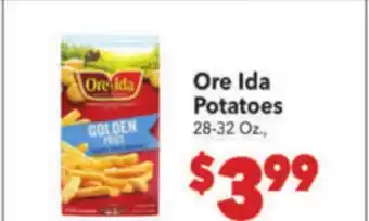 Vallarta Supermarkets Ore Ida Potatoes offer