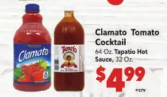 Vallarta Supermarkets Clamato Tomato Cocktail offer