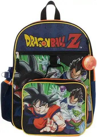 Walmart Dragon Ball Z kids Backpack Set 4-Piece School Supplies Combo offer