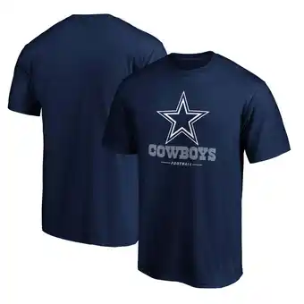 Walmart Men's Navy Dallas Cowboys Team Lockup T-Shirt offer