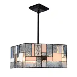 Walmart Tiffany Pendant Lighting 14 Stained Glass Hanging Lamp offer