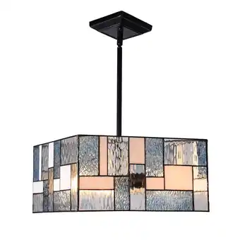 Walmart Tiffany Pendant Lighting 14 Stained Glass Hanging Lamp offer