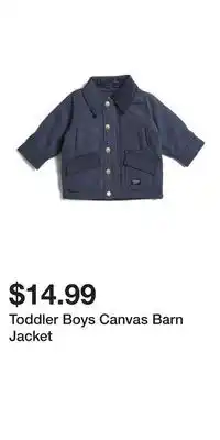 TJ Maxx Toddler Boys Canvas Barn Jacket offer