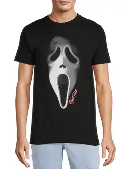 Walmart Ghostface Men's and Big Men's Big Face Graphic Tee Shirt, Sizes S-3XL offer