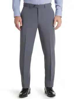 Walmart Chaps Flat Front Men's Solid Classic Fit Tailored Suit Separate Pant offer