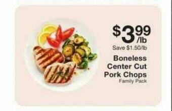 Fairway Store Market Boneless Center Cut Pork Chops offer