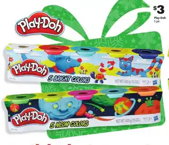 Family Dollar Play-doh 5 Pk. offer