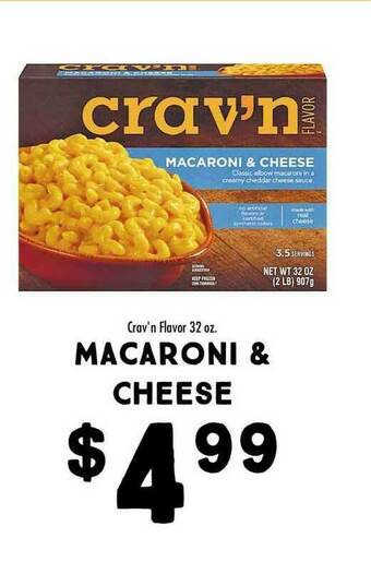 Maceys Macaroni & Cheese offer