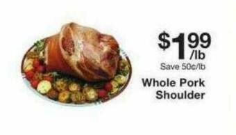 Fairway Store Market Whole Pork Shoulder offer