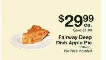 Fairway Store Market Fairway Deep Dish Apple Pie offer