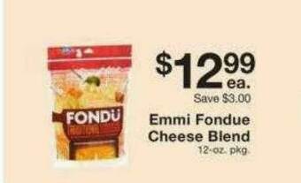 Fairway Store Market Emmi Fondue Cheese Blend offer