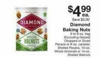 Fairway Store Market Diamond Baking Nuts offer