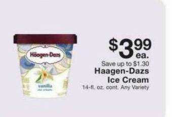 Fairway Store Market Haagen-dazs Ice Cream offer