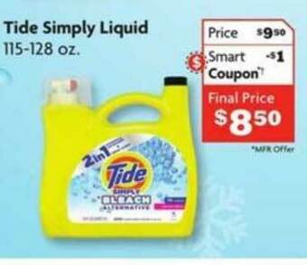 Family Dollar Tide Simply Liquid offer