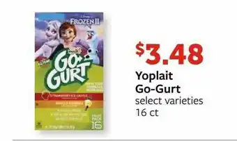 Fareway Yoplait Go-gurt Select Varieties offer