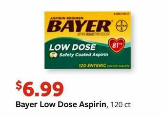Fareway Bayer Low Dose Aspirin offer