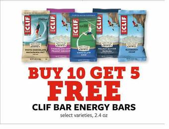 Fareway Clif Bar Energy Bars offer