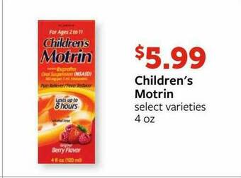 Fareway Children's Motrin offer