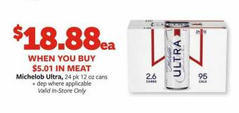 Fareway Michelob Ultra offer