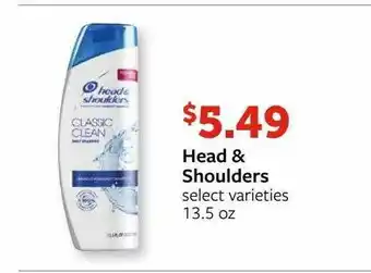 Fareway Head & Shoulders Select Varieties offer