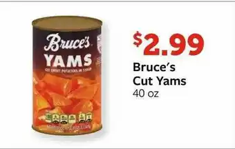 Fareway Bruce's Cut Yams offer