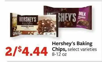 Fareway Hershey's Baking Chips Select Varieties offer