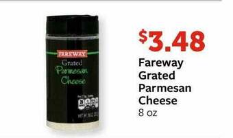Fareway Fareway Grated Parmesan Cheese offer