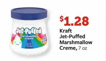 Fareway Kraft Jet-puffed Marshmallow Creme offer