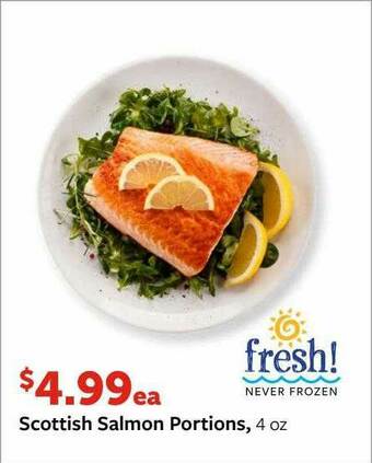 Fareway Scottish Salmon Portions offer