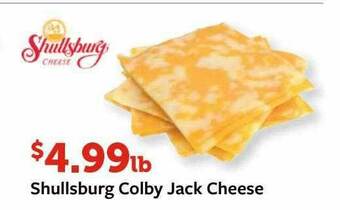 Fareway Shullsburg Colby Jack Cheese offer