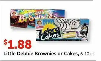Fareway Little Debbie Brownies Or Cakes offer