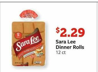 Fareway Sara Lee Dinner Rolls offer
