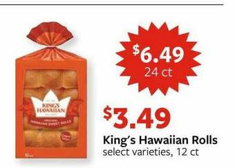 Fareway King's Hawaiian Rolls offer