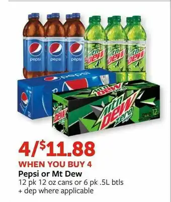 Fareway Pepsi Or Mt Dew offer