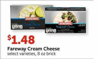 Fareway Fareway Cream Cheese Select Varieties offer