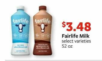 Fareway Fairlife Milk Select Varieties offer