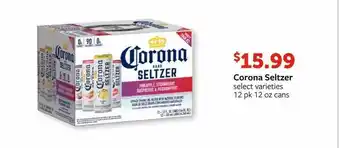 Fareway Corona Seltzer Select Varieties offer