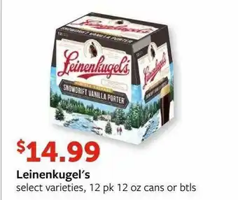 Fareway Leinenkugel's Select Varieties offer