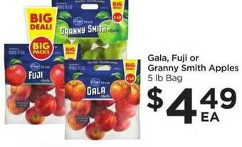 Food 4 Less Gala Fuji Or Granny Smith Apples offer