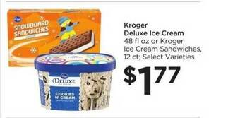Food 4 Less Kroger Deluxe Ice Cream offer