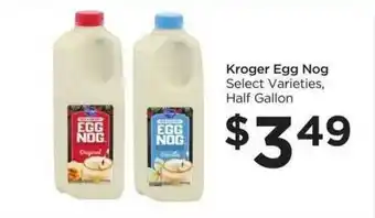 Food 4 Less Kroger Egg Nog Select Varieties offer