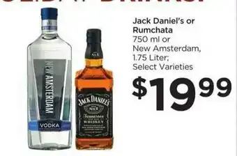 Food 4 Less Jack Daniel's Or Rumchata Select Varieties offer