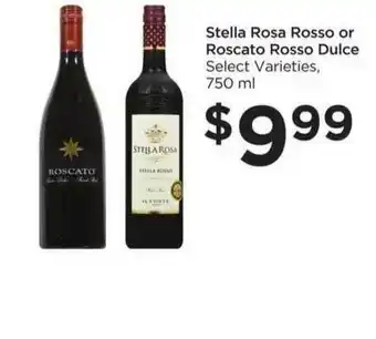 Food 4 Less Stella Rosa Rosso Or Roscato Rosso Dulce Select Varieties offer