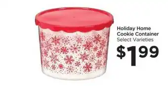 Food 4 Less Holiday Home Cookie Container Select Varieties offer