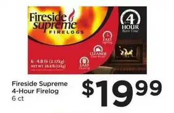 Food 4 Less Fireside Supreme 4-hour Firelog offer