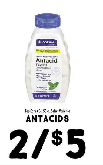 Maceys Antacids Top Care offer